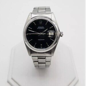Sale! Rolex Black Dial Men's Oyster Watch
